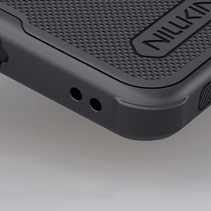 Nillkin Super Frosted Shield Pro magnētiskais MagSafe saderīgs maciņš priekš Samsung Galaxy S26 melns