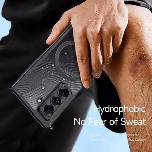 DUX DUCIS AIMO MAG viedtālruņa apvalks saderīgs ar MagSafe SAMSUNG Fold 6SE melns