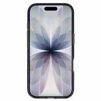 Mirdzošs magnētiskais viedtālruņa apvalks Iphone 17, melns, caurspīdīgs