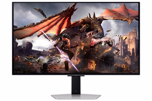 Samsung G80SD monitors 81,3 cm (32") 3840 x 2160 pikseļi 4K Ultra HD OLED sudrabs