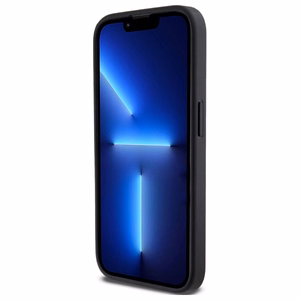 DKNY Vienkāršs logotips Magnētiskais viedtālruņa apvalks iPhone 15 Pro - melns