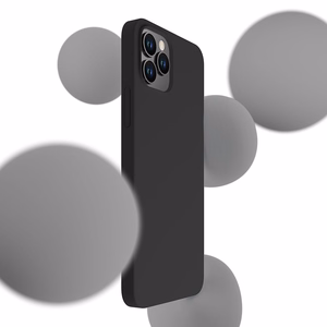 3mk silikona viedtālruņa apvalks iPhone 12 Pro Max - melns