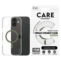 CARE by PanzerGlass Flagmanis viedtālruņa apvalks iPhone 16 Plus 6.7" zaļš/zaļš Magnētiskais 1371