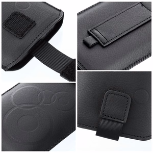 Deko universāls apvalks - Samsung Galaxy S6/S7/A5 2016/A5 2017/J5 2017/Huawei P8 2017/P10 Lite melns