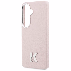Maciņš Karl Lagerfeld K Metal Logo MagSafe Samsung Galaxy S26 rozā