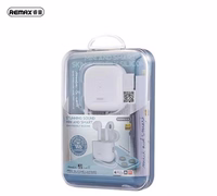 REMAX BLUETOOTH EARPHONES TWS W6 melns BT 5.3