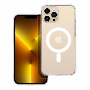 CLEAR MAG COVER magnētiskais viedtālruņa apvalks, saderīgs ar MagSafe, paredzēts IPHONE 13 Pro Max, caurspīdīgs
