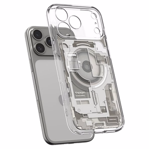 Spigen Ultra Hybrid MagSafe Zero One maciņš iPhone 18 Pro / 17 Pro, titāna krāsā