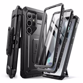 Supcase Unicorn Beetle Pro viedtālruņa apvalks Samsung Galaxy S25 Ultra - melns