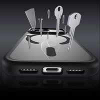 Benks Magnetic Mist Maciņš Metal Frame (C067) Iphone 17 zils (Camera Control Button)