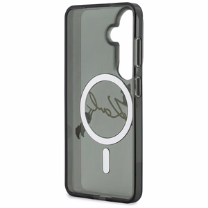 Karl Lagerfeld maciņš IML KC Script MagSafe priekš Samsung Galaxy S26 melns