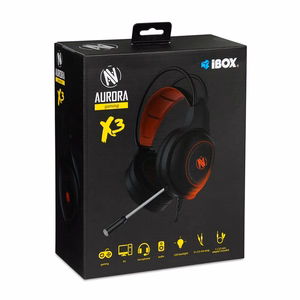 I-BOX X3 spēļu austiņas ar mikrofonu