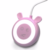 LED Teddy bear desk Lampa 3W, 3000/4500/6000K, adjustable, 1200mAh, rozā,  LTC