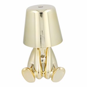 Galda lampa pie gultas GOLD MAN Art Deco sēdoša (versija 5) MLTL