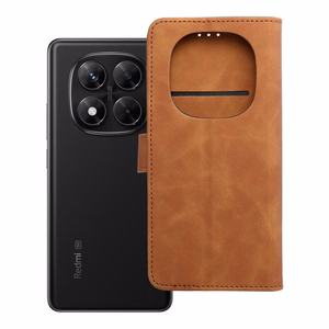 TENDER grāmatas tipa viedtālruņa apvalks XIAOMI Redmi Note 14 PRO 5G / 14 PRO PLUS 5G brūns
