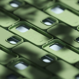 Etteri Silicone case for Samsung Galaxy A55 5G light green