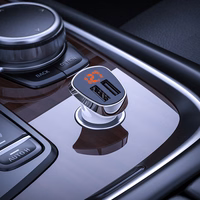 Borofone automobiļu lādētājs BZ15 Auspicious - 2x USB - 2,4A ar USB to MicroUSB kabeli balts