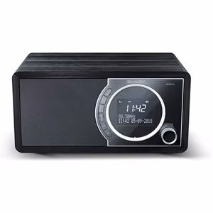 Sharp DR-450(BK) – FM/DAB/DAB+ digitālais radio ar Bluetooth 4.2 un modinātāju, pusnakts melns