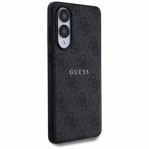 Чехол Guess 4G Ring Classic Logo MagSafe для Samsung Galaxy S25 Edge - чёрный