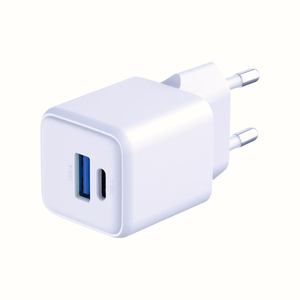 Balts 3mk Hyper GaN tīkla lādētājs, 20 W, QC4+/PD/PPS, USB 1A1C, ES