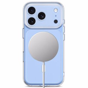Tech-Protect MagPeak MagSafe CC maciņš, paredzēts iPhone 18 Pro / 17 Pro, caurspīdīgs