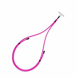 3mk EasyClip tālruņa aukliņa, rozā (melnas krāsas furnitūra)