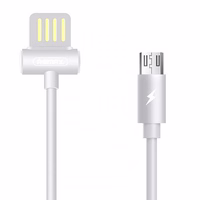 REMAX kabelis Waist Drum RC-082m - USB uz Micro USB - balts