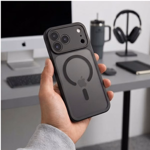 Tech-Protect BasicMag MagSafe maciņš, paredzēts iPhone 17 Pro / 18 Pro, matēti melns