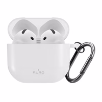Puro Icon AirPods 4 korpuss - Balts