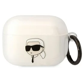 Karl Lagerfeld KLAPHNIKTCT AirPods Pro apvalks caurspīdīgs Karl`s Head