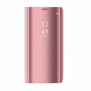 Smart Clear View viedtālruņa apvalks Samsung Galaxy S23 FE rozā