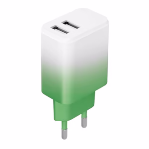 Setty зарядное устройство 2x USB 18W LSIG-AA-20 мятно-белый градиент