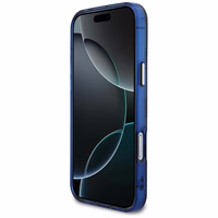 Guess IML Peony Dot MagSafe Maciņš for iPhone 17 Pro Max - zils