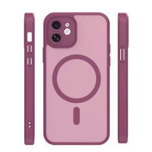 Mag Matt maciņš iPhone 12 6,1" bordo