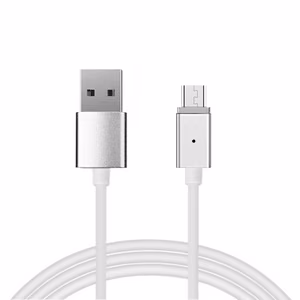 Cable Magnetic Type 1 USB to Micro USB with detachable plug 1m Silver (blister pack)