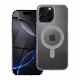 Viedtālruņa apvalks magnētisks ar MagSafe (MID), saderīgs ar IPHONE 16 Pro Max, caurspīdīgs