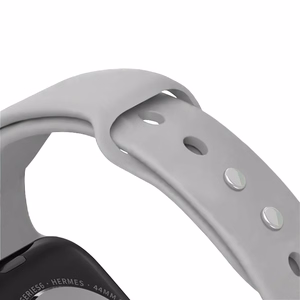 Crong Liquid Apple Watch siksniņa, 44/45/46/49 mm, pelēka