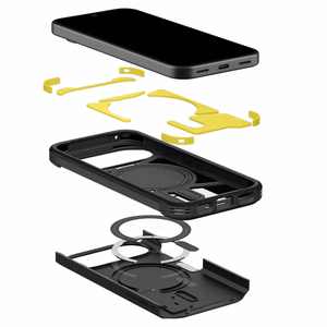 Spigen Tough Armor Mag MagSafe maciņš, paredzēts Google Pixel 11, melns