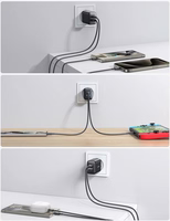 Joyroom JR-TCF13 tīkla lādētājs USB-C / USB-A 25W SFC / PPS / PD - melns