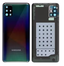 Aizmugurējais vāciņš priekš Samsung A515 A51 2020 Prism Crush Melns original (used Grade C)