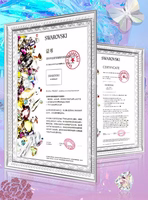 Kingxbar Lucky Series viedtālruņa apvalks dekorēts ar oriģinālajiem Swarovski kristāliem iPhone 12 mini caurspīdīgs