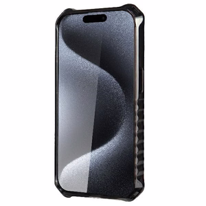 Audi IML Sport Magnētiskais viedtālruņa apvalks iPhone 15 Pro 6.1" melns/melns cietais apvalks AU-IMLMIP15P-RSQ/D2-BK
