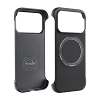 Maciņš EDGE FREE saderīgs ar MagSafe priekš IPHONE 17 Pro Max melns
