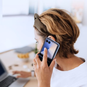 DUX DUCIS viedtālruņa apvalks BRIL, piemērots SAMSUNG Z Flip7 5G zils