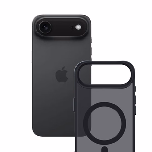 3mk Smoke magnētiskais viedtālruņa apvalks iPhone 17 Air - melns daļēji caurspīdīgs