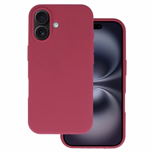 Viedtālruņa apvalks Silicone Lite Case iPhone 16 bordo