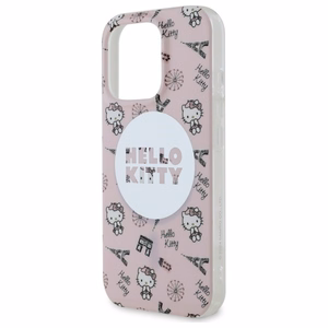 Hello Kitty IML Visur Parīze magnētiskais viedtālruņa apvalks iPhone 16 Pro Max - rozā