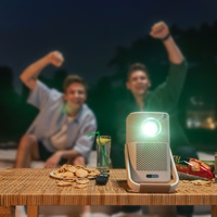 Yaber T2 Plus LCD FullHD 1080p multimediju projektors ar JBL skaļruņiem - bēšs