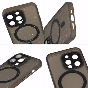 Tel Protect Magnētiskais Splash matētais viedtālruņa apvalks Iphone 15 Pro Max (m) - melns