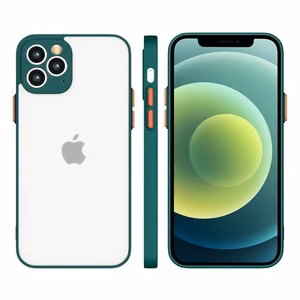 Milky apvalks silikona elastīgs caurspīdīgs apvalks Xiaomi Redmi 9T tumši zaļš